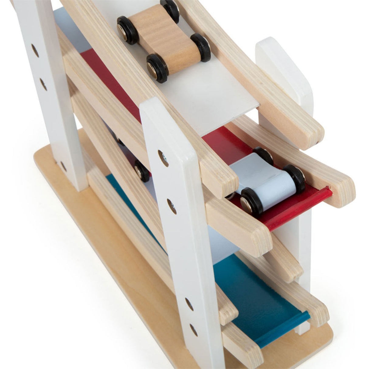 Small foot - houten autobaan met 4 auto's