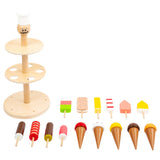 Small foot - houten luigi ijskraam, 16dlg.