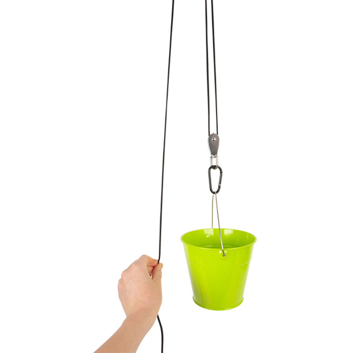 Small foot - emmer groen met katrol