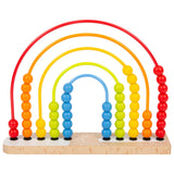 Small foot - houten motoriekspiraal regenboog