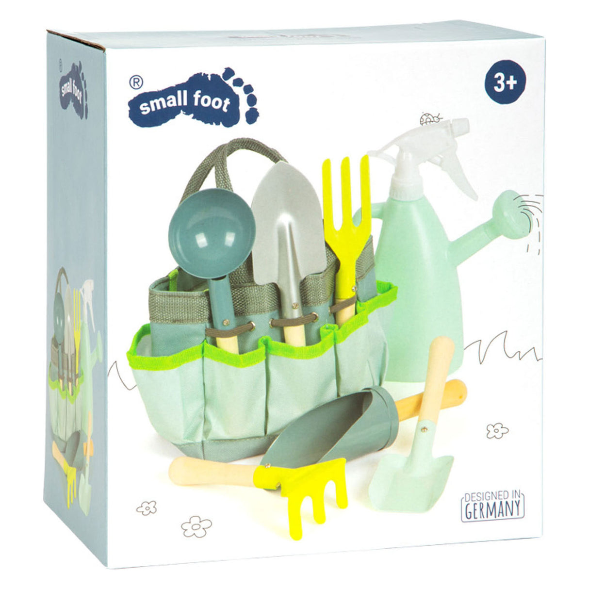 Small foot - tas met tuingereedschap, 8dlg.