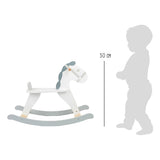 Small Foot Houten Schommelpaard Skandi Wit