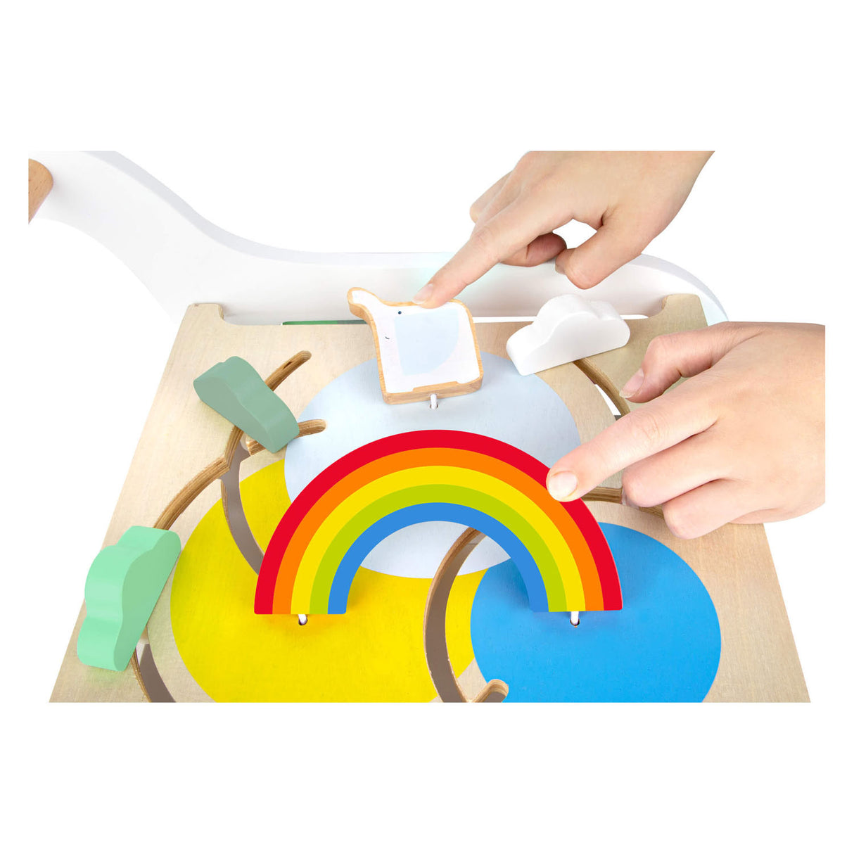 Small Foot Houten Baby Loopwagen Bloemen
