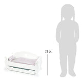 Small Foot Houten Poppenbed met Lade en Beddengoed, 4dlg.