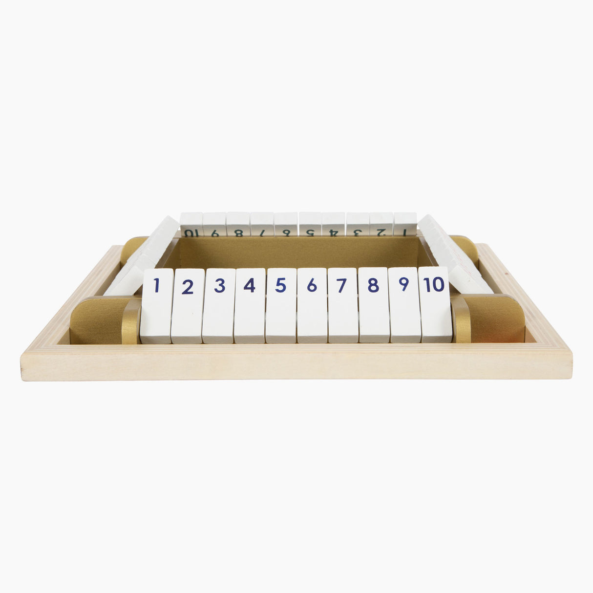 Small Foot Shut the Box Houten Dobbelspel Gouden Editie