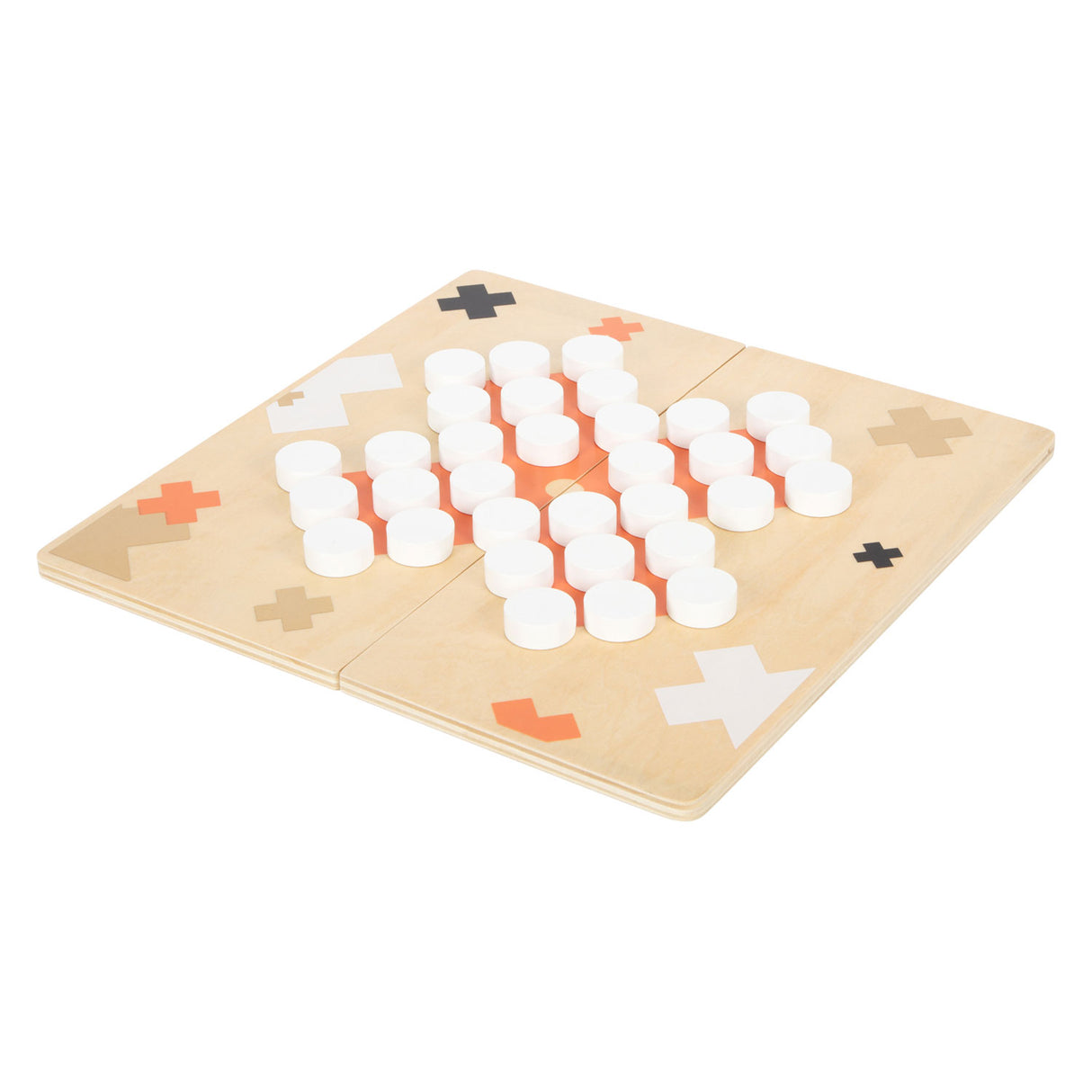 Small Foot Houten Solitaire en Molenspel Gouden Editie