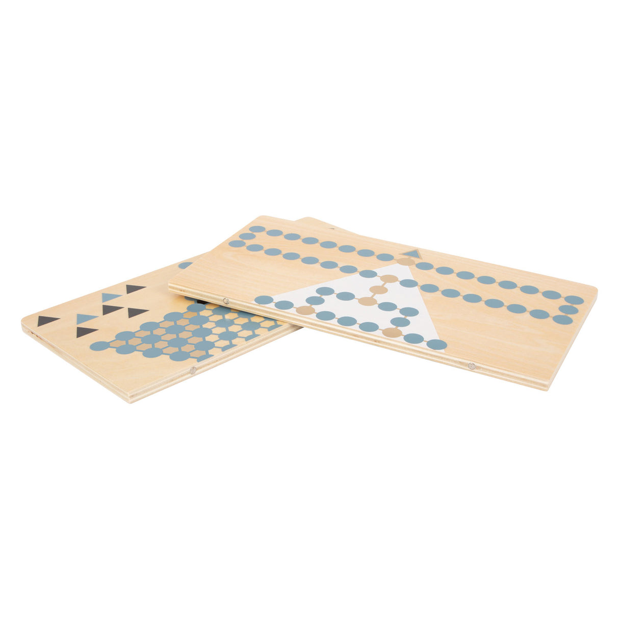 Small Foot Barricade en Halma Houten Bordspel 2in1