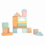 Small Foot Houten Bouwblokken Pastel, 50dlg.