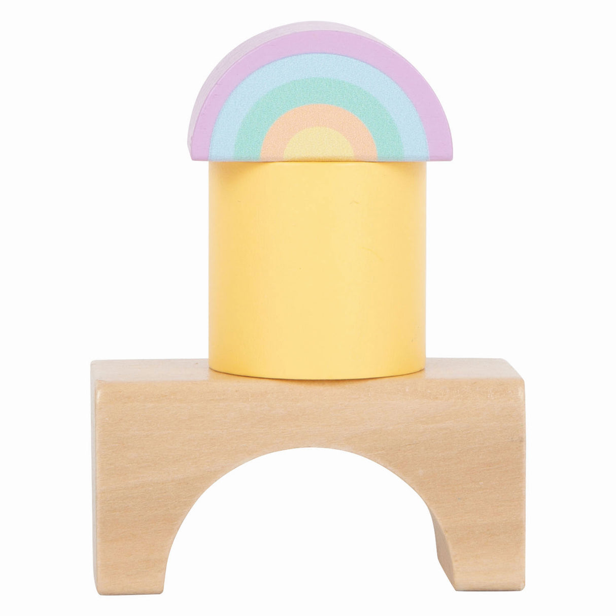 Small Foot Houten Bouwblokken Pastel, 50dlg.
