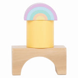 Small Foot Houten Bouwblokken Pastel, 50dlg.