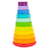Small Foot Houten Stapeltoren Regenboog, 11dlg.
