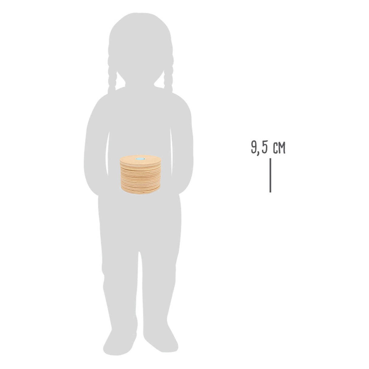 Small Foot Houten Stapelspel Logisteck Educatief, 9dlg.