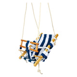 Small foot - houten peuterschommel marineblauw, 120cm