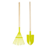 Small foot - metalen kruiwagen met tuingereedschap, 5dlg.