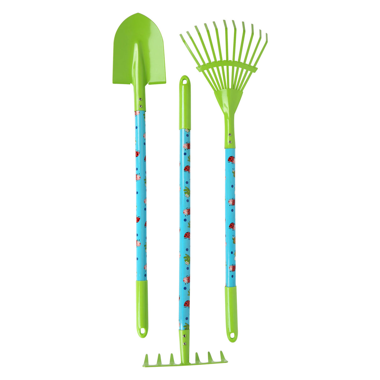 Small foot - tuingereedschap met kruiwagen groen, 8dlg.