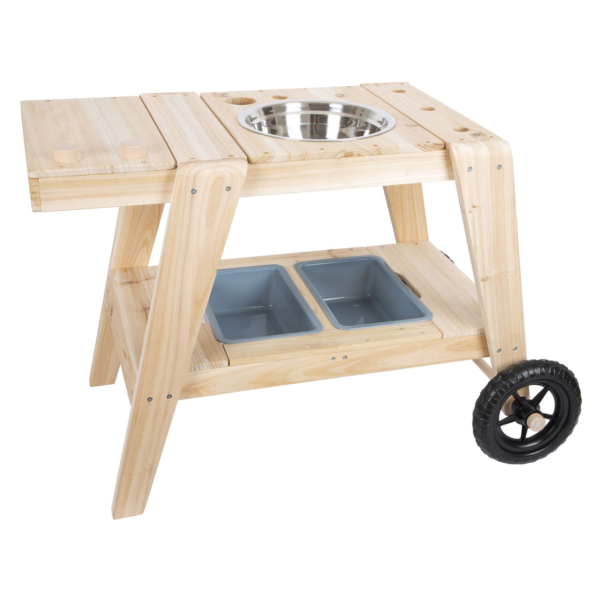 Small foot - houten modderkeuken compact