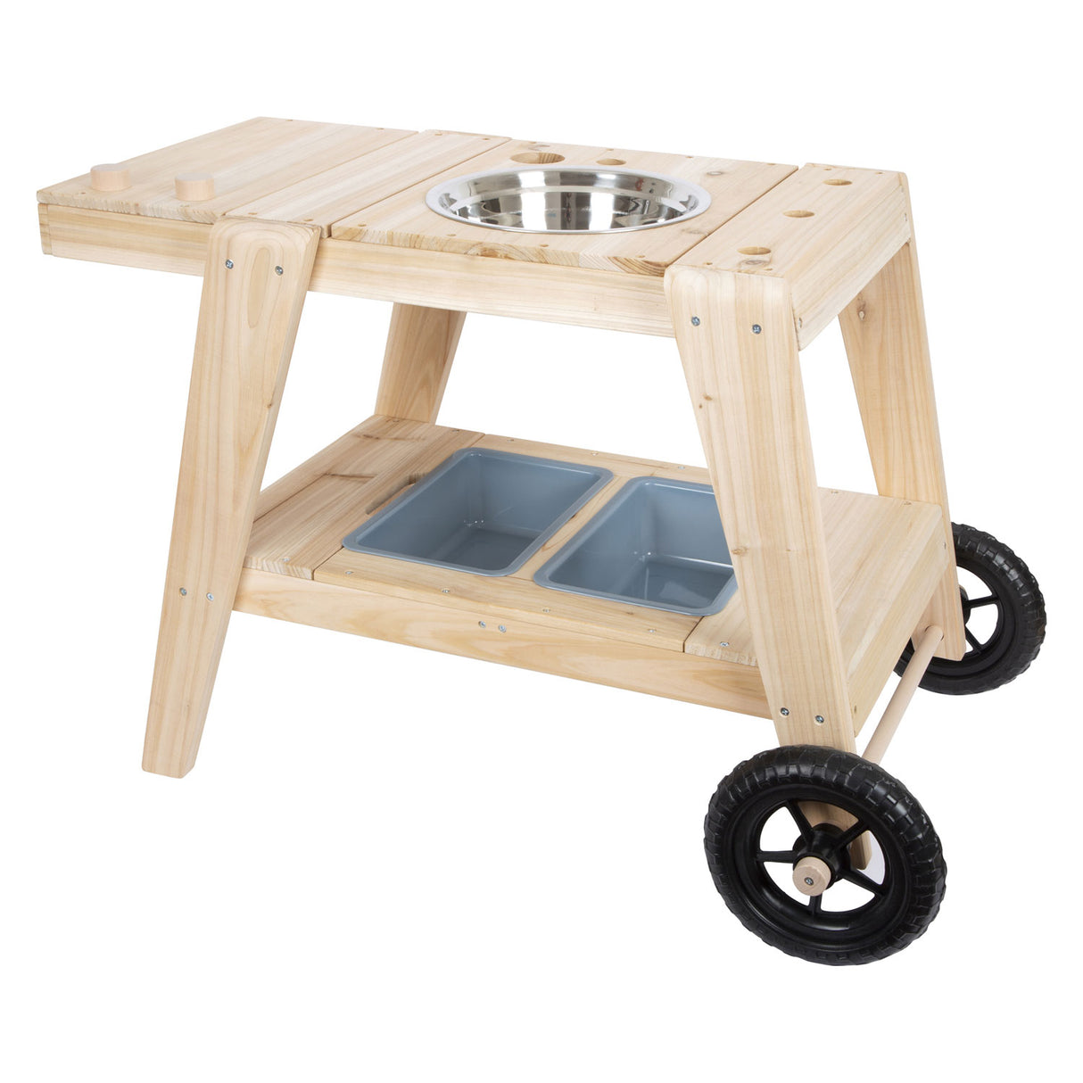 Small foot - houten modderkeuken compact