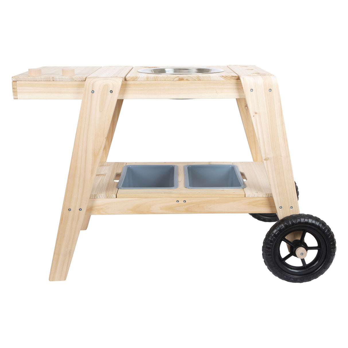 Small foot - houten modderkeuken compact