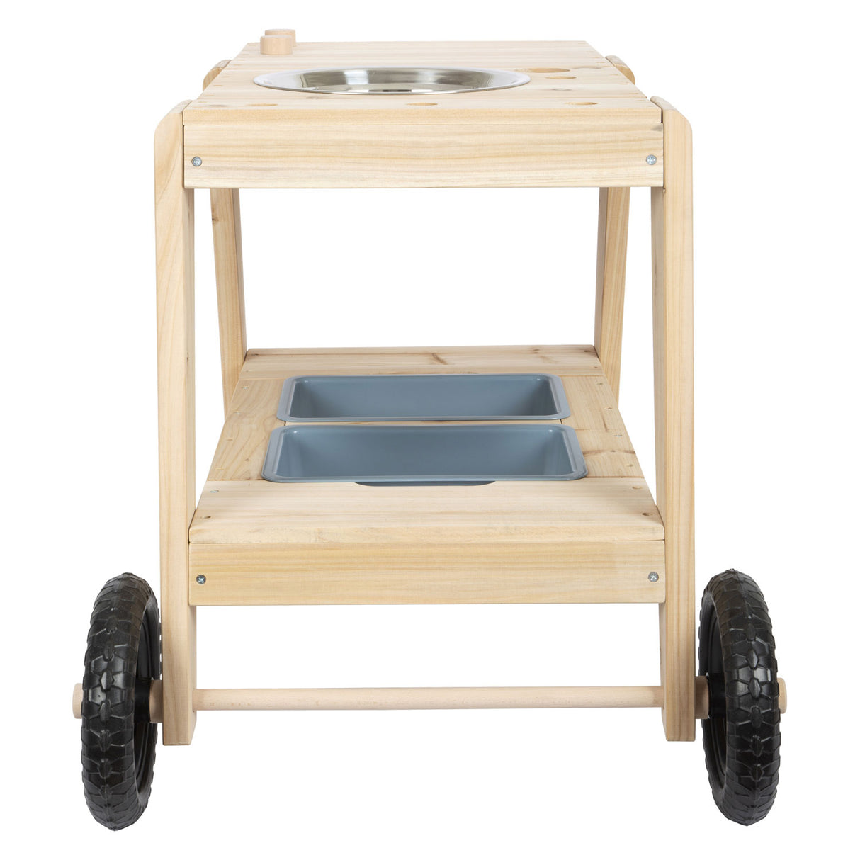 Small foot - houten modderkeuken compact