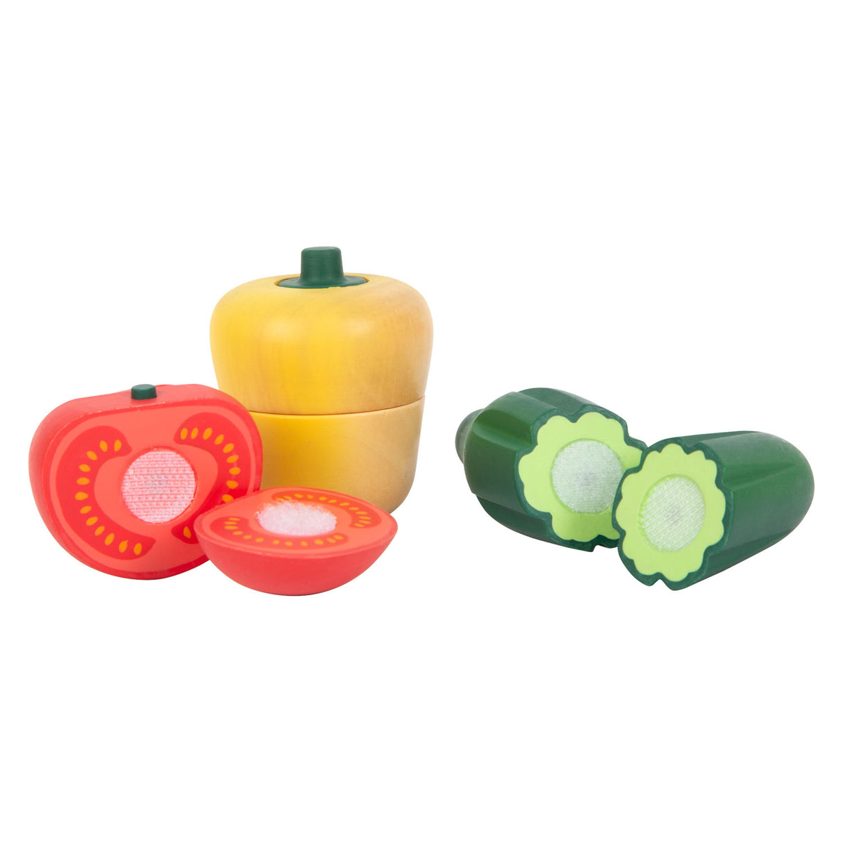 Small Foot Houten Snijen Speeleten Groenten Set, 13dlg.