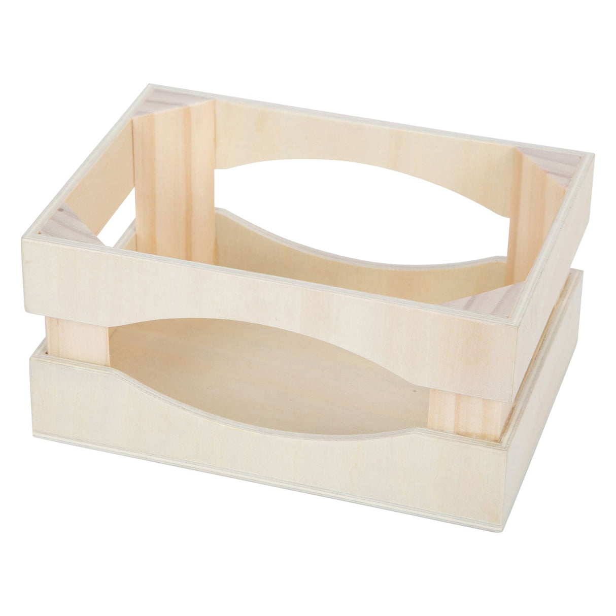 Small Foot Houten Krat met Melkflessen, 12dlg.