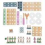 Small foot - houten bouwconstructieset nordic, 67dlg.