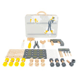 Small foot - houten gereedschapskoffer miniwob, 44dlg,