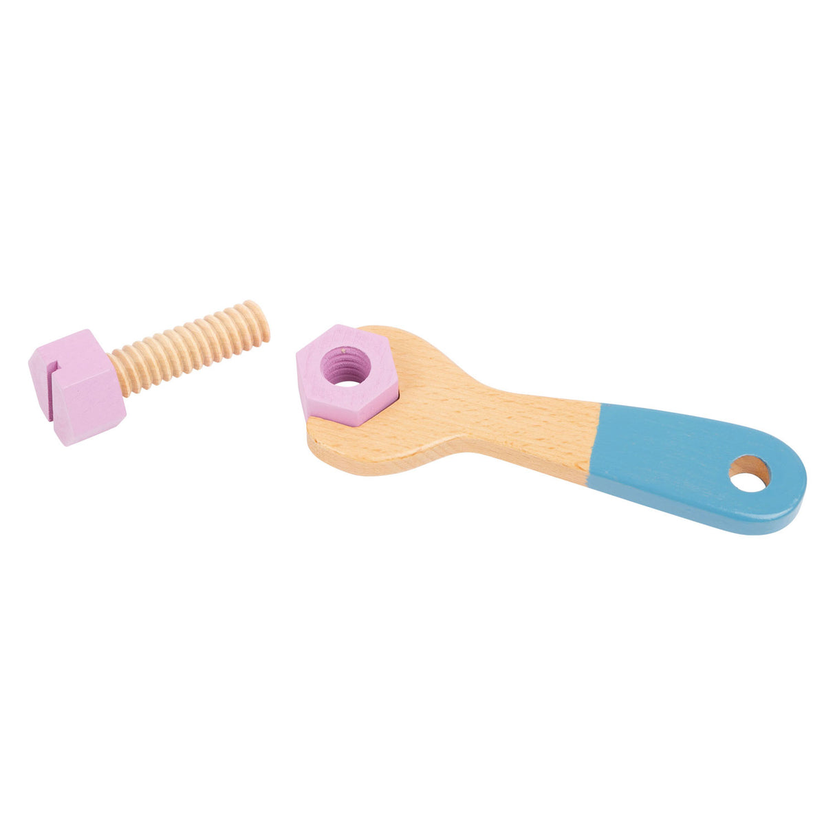 Small foot - houten gereedschapskoffer nordic, 43dlg.