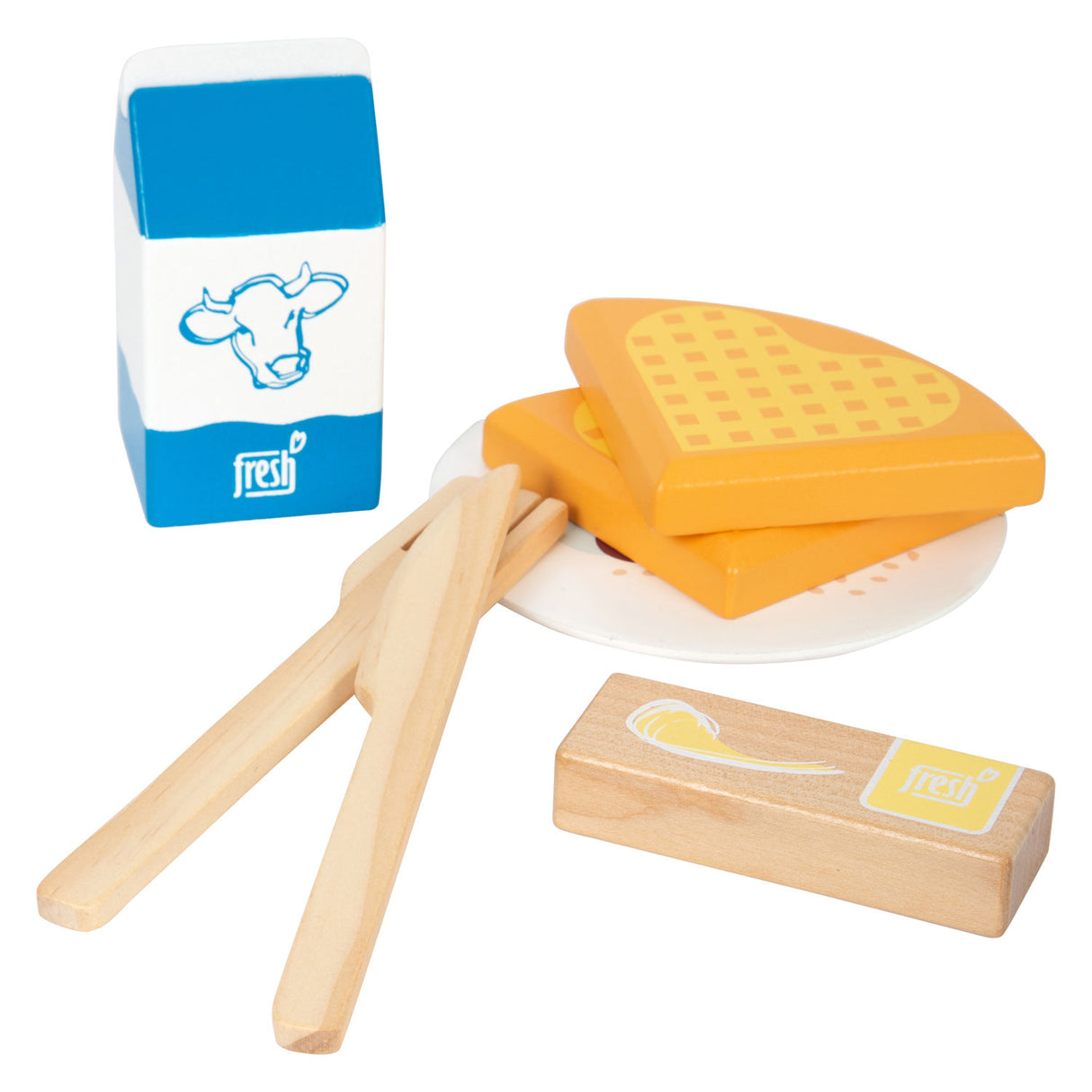 Small Foot Picknickset met Houten Speeleten Tasty, 26dlg.