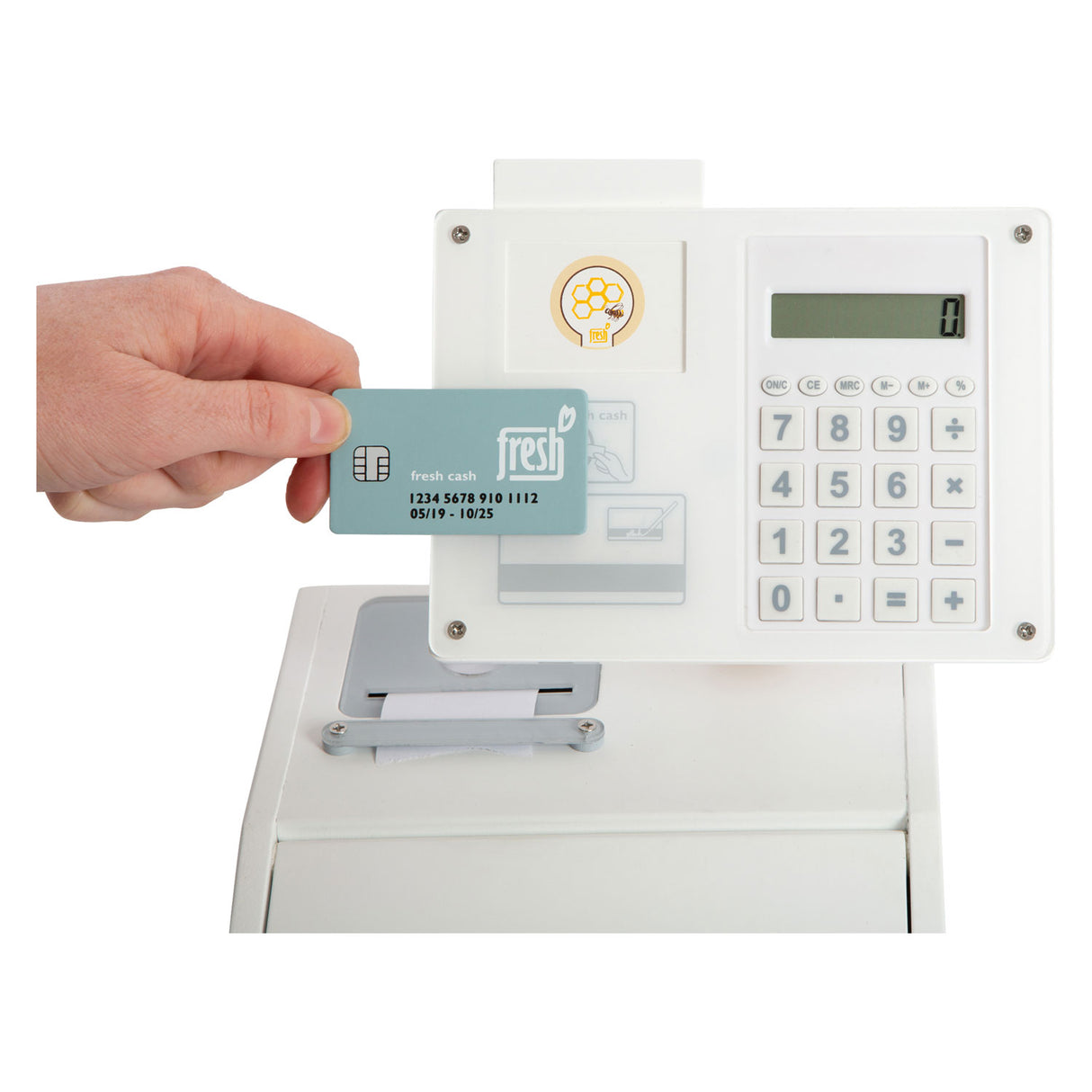 Small Foot Houten Speelgoedkassa met Scanner, 15dlg.