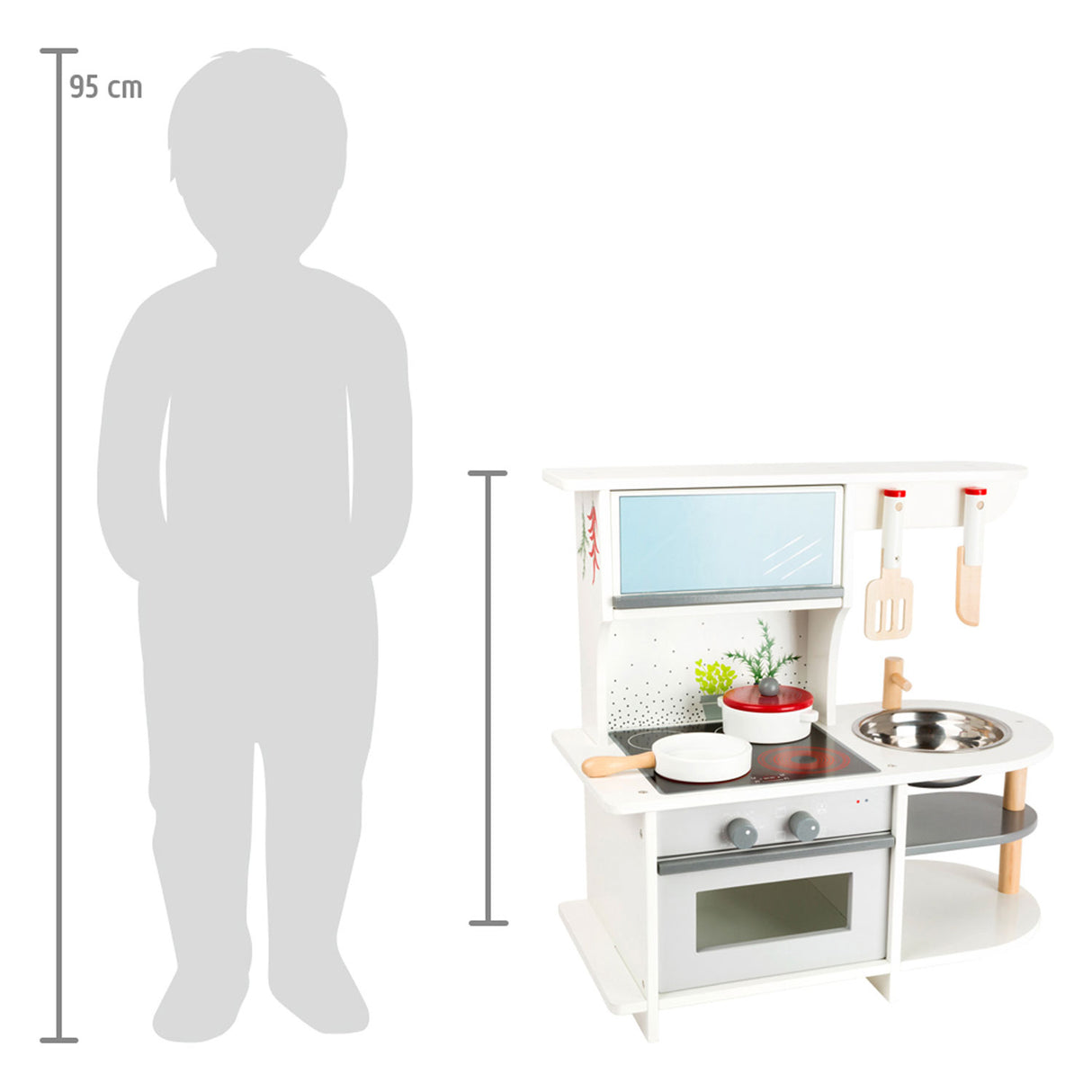 Small Foot Houten Speelkeuken Graceful, 6dlg.