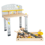 Small foot - houten werkbank compact miniwob, 34dlg.