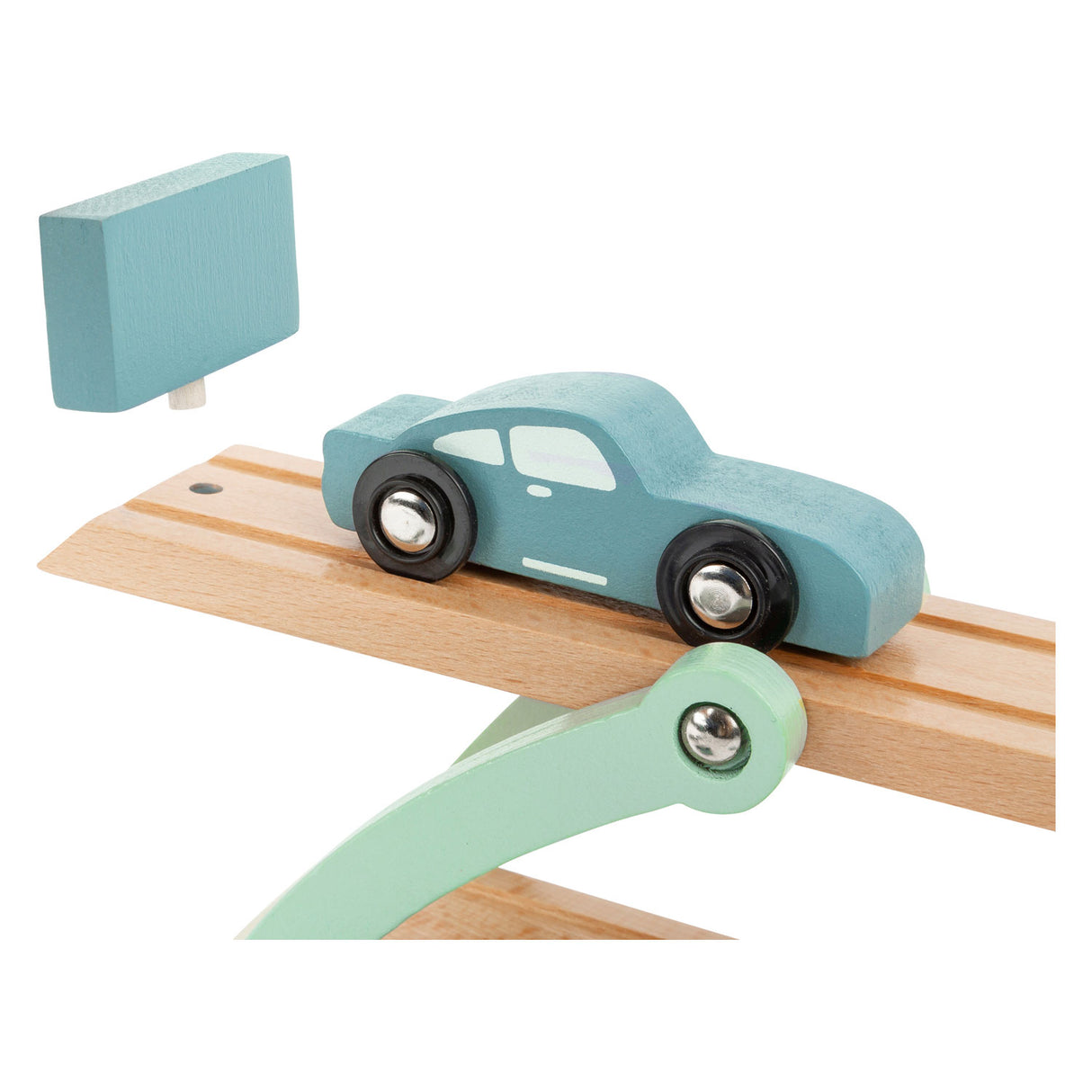 Small Foot Houten Vrachtwagen Transporter Chicago met Auto's, 9dlg.