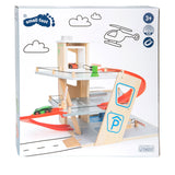 Small foot - houten garage met wasstraat