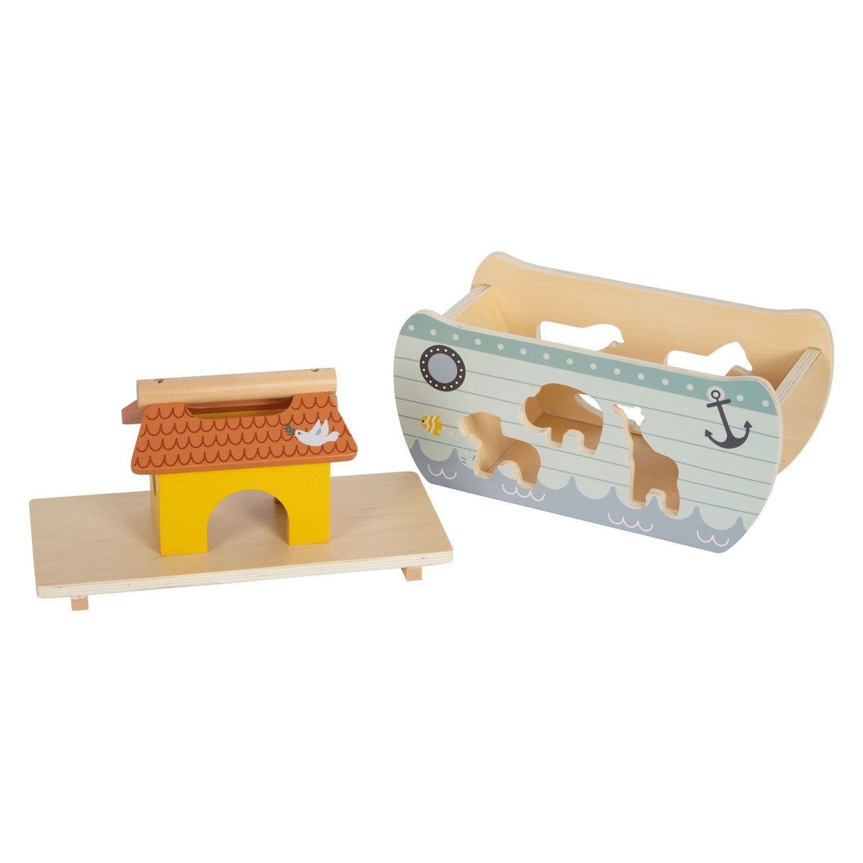 Small Foot Houten Vormenstoof Ark van Noach Safari, 15dlg.