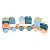 Small Foot Houten Stapelblokkentrein Arctic, 16dlg.
