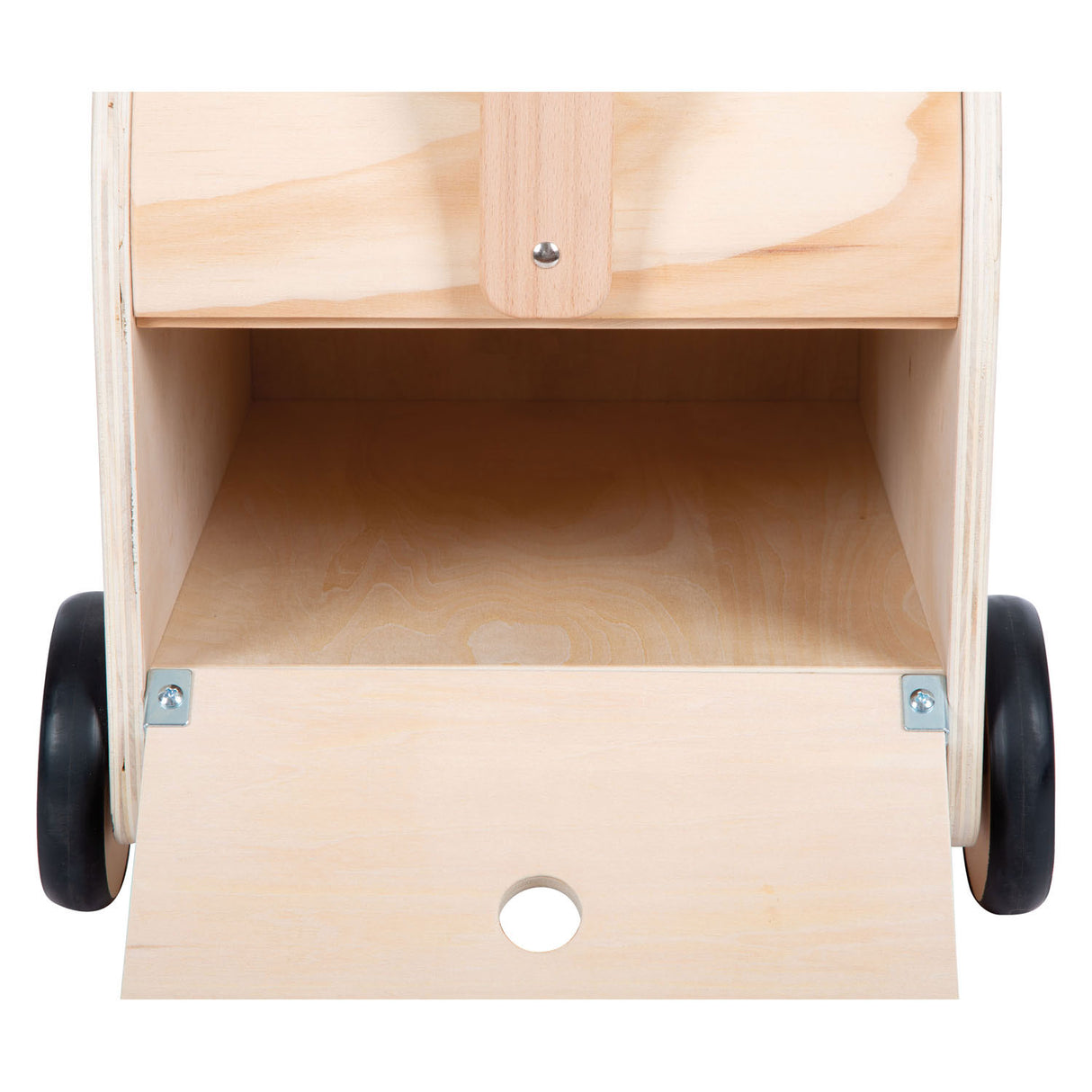 Small foot - houten speelgoedbox en trekfiguur zebra wildlife