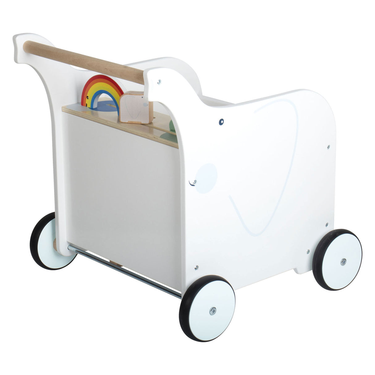 Small foot - baby walker speelgoedkist olifant