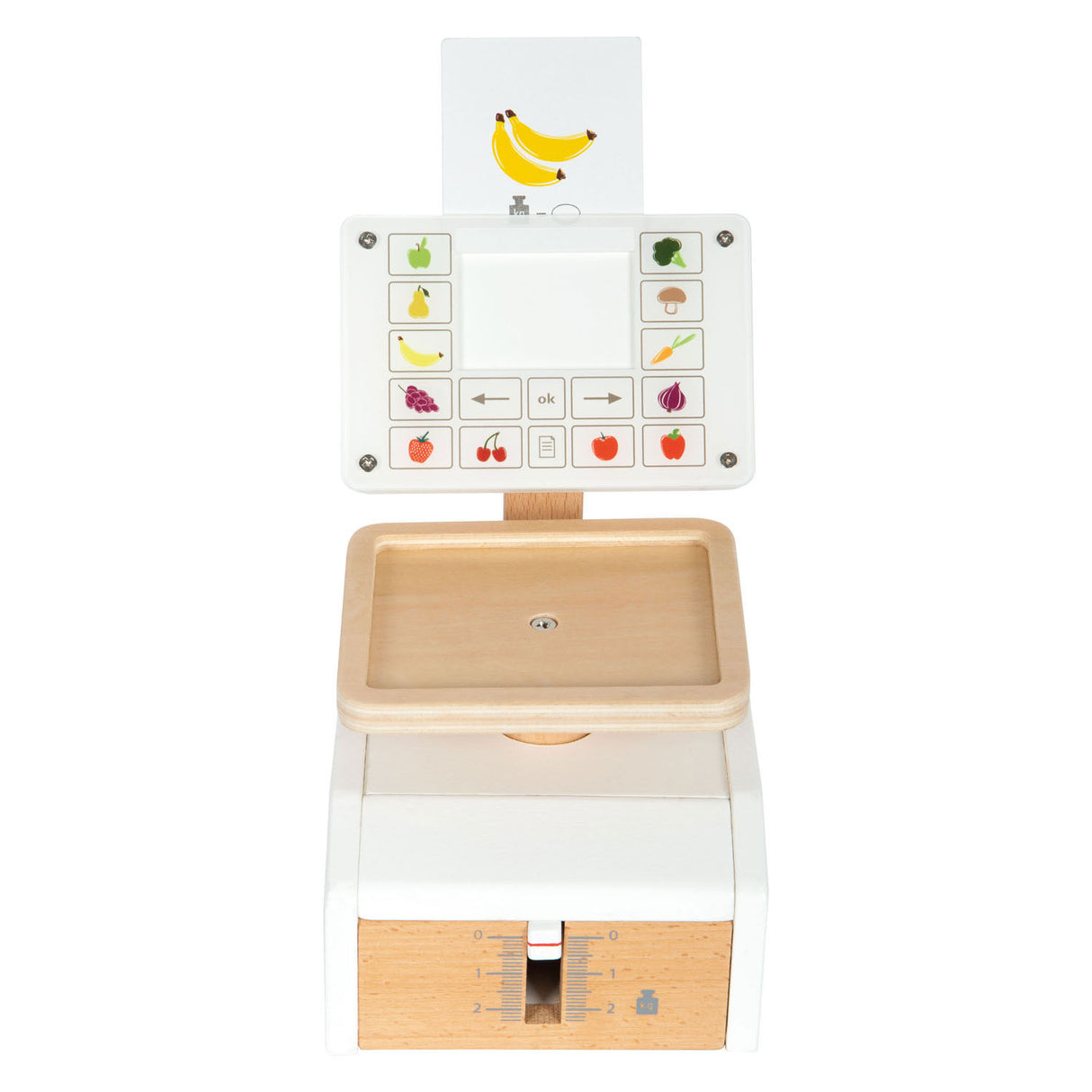 Small foot - houten weegschaal fresh