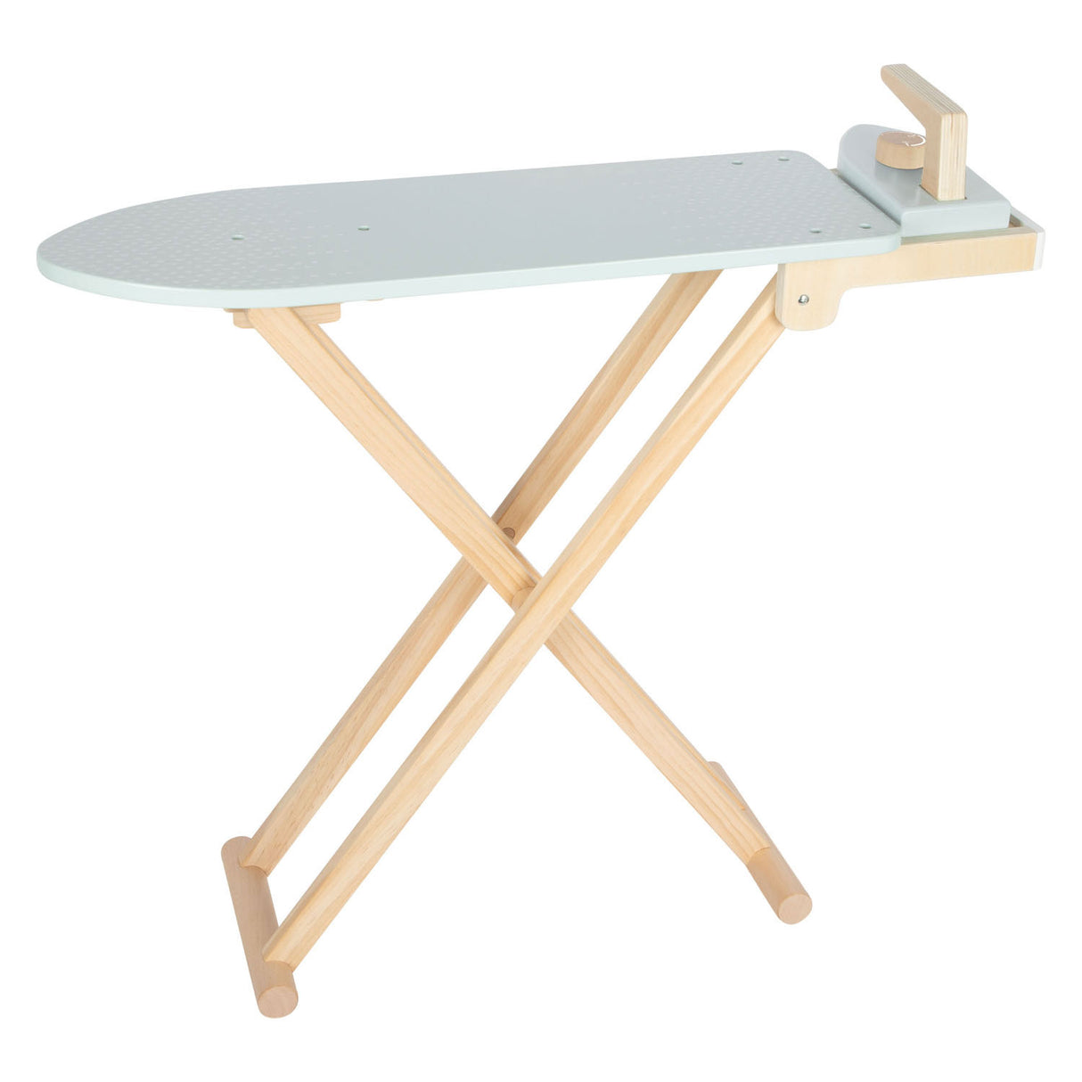 Small foot - houten strijkplank met strijkbout