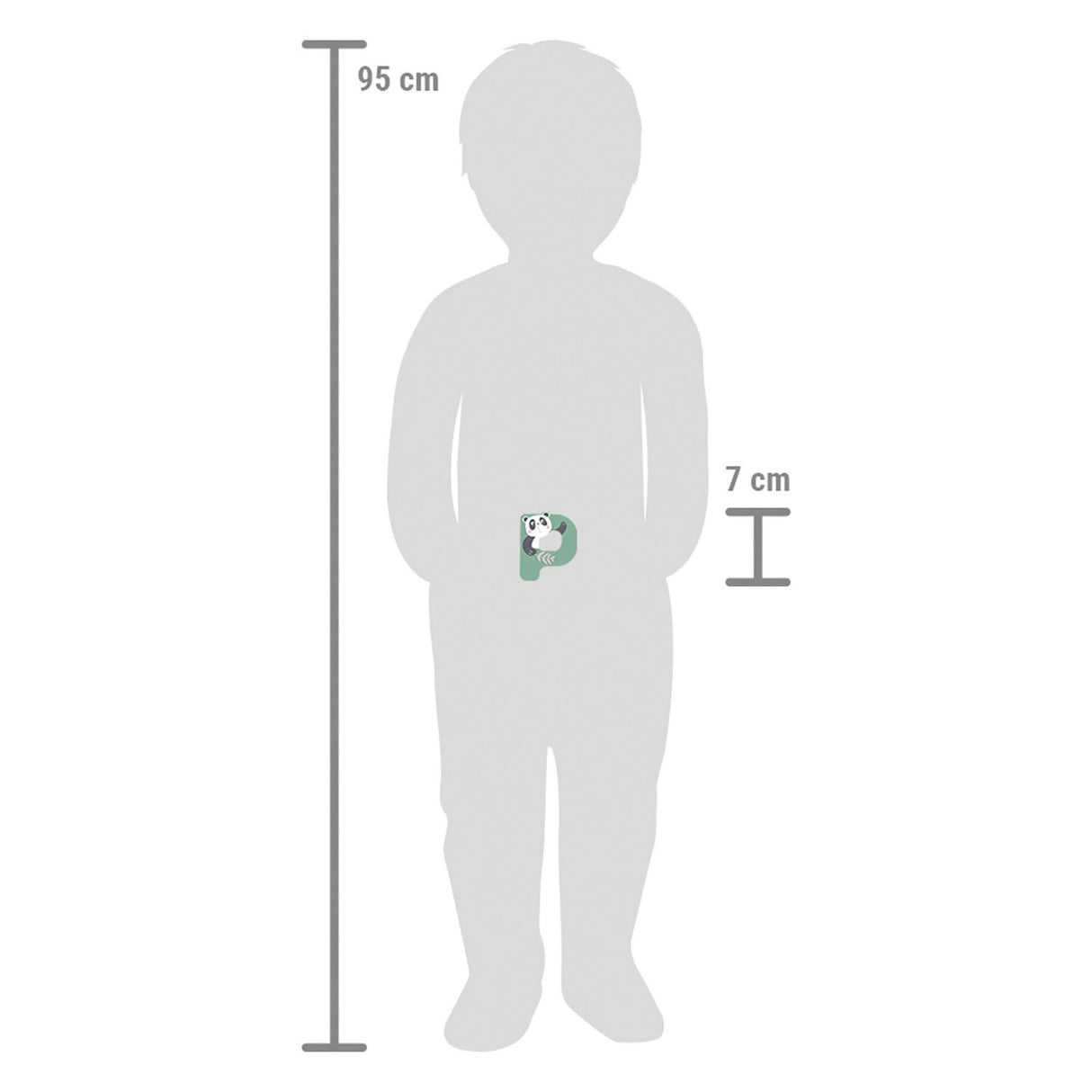 Small foot - houten dieren kinderletter - p