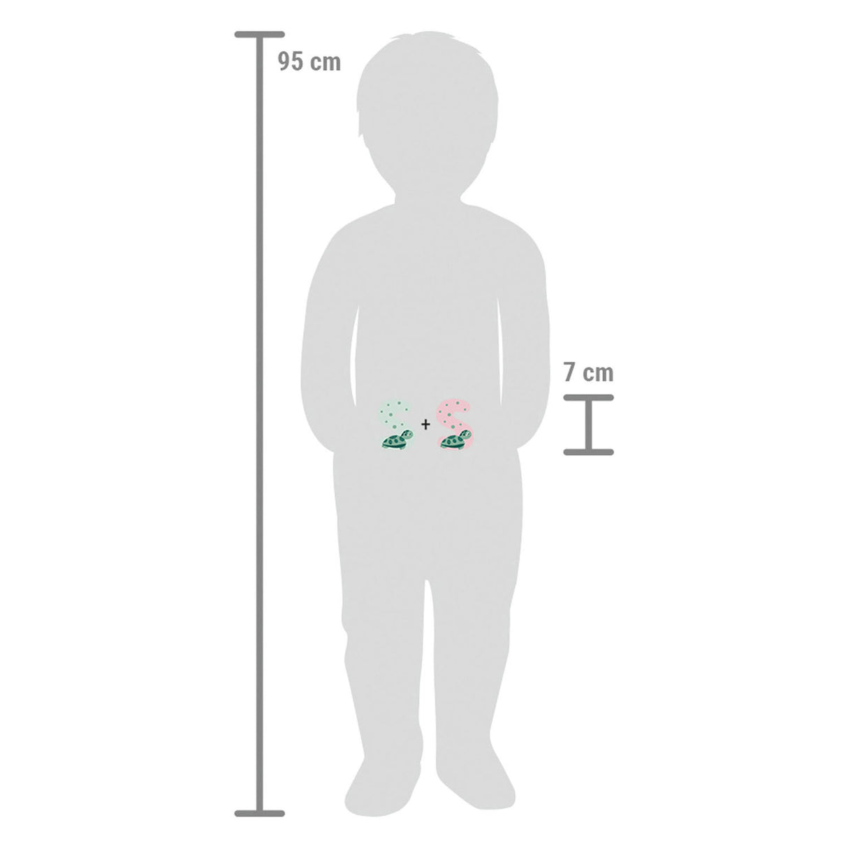 Small foot - houten dieren kinderletter - s