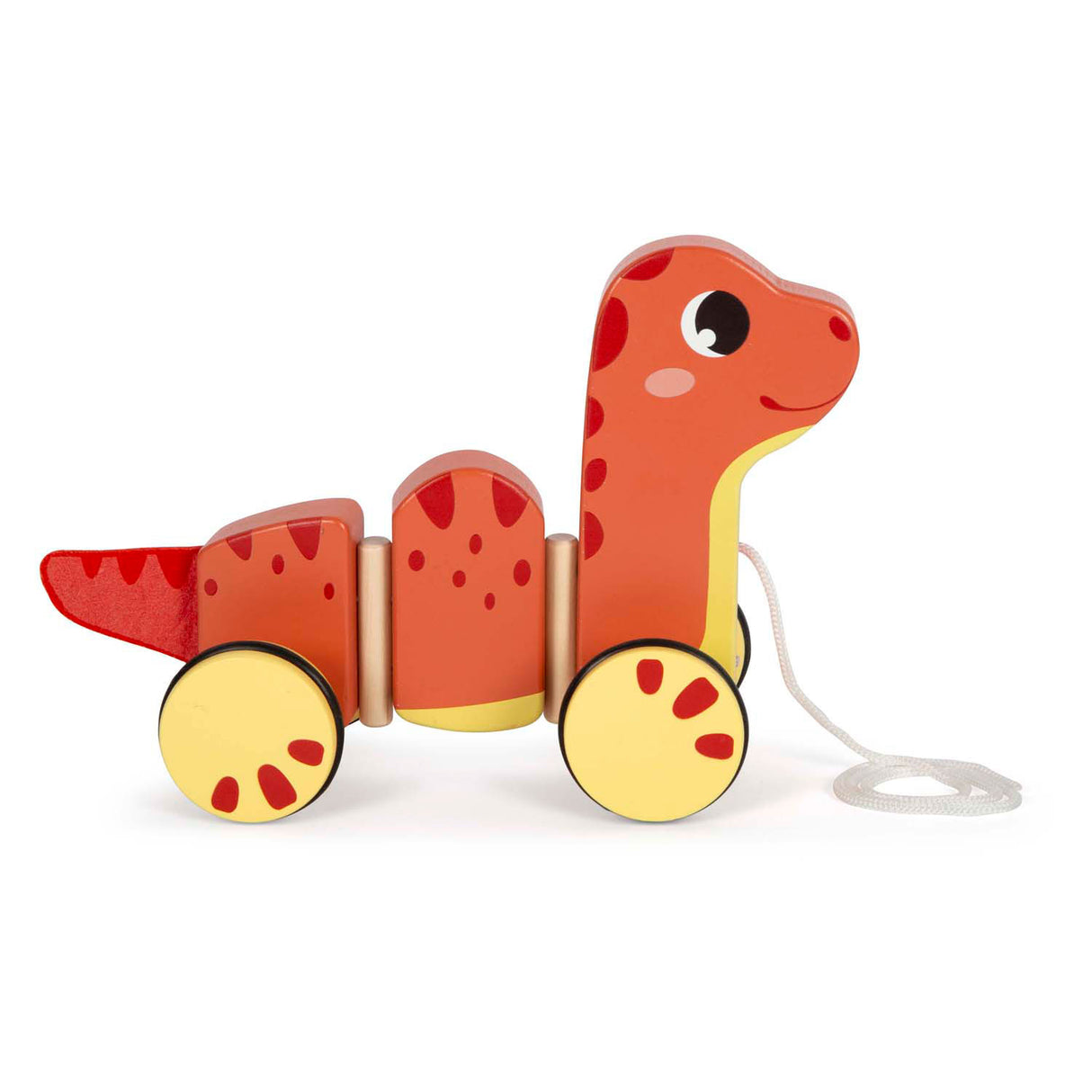 Small foot - houten trekfiguur dino