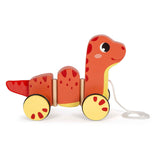 Small foot - houten trekfiguur dino