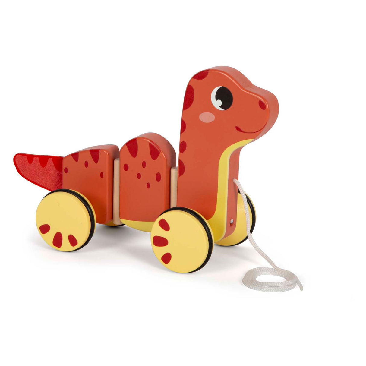 Small foot - houten trekfiguur dino