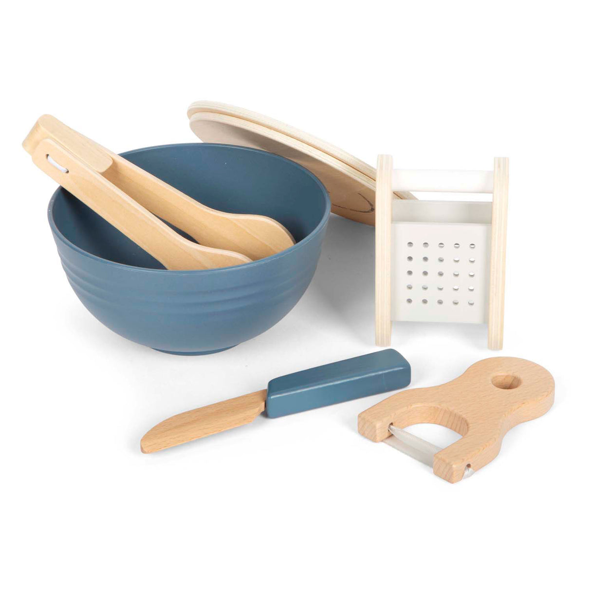 Small foot - houten speelgoed eten salade speelset, 11dlg.