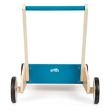Small foot - houten loopwagen petrol blauw