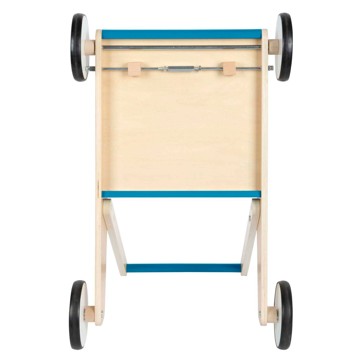 Small foot - houten loopwagen petrol blauw