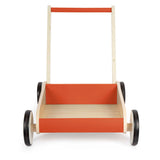 Small foot - houten loopwagen koper rood