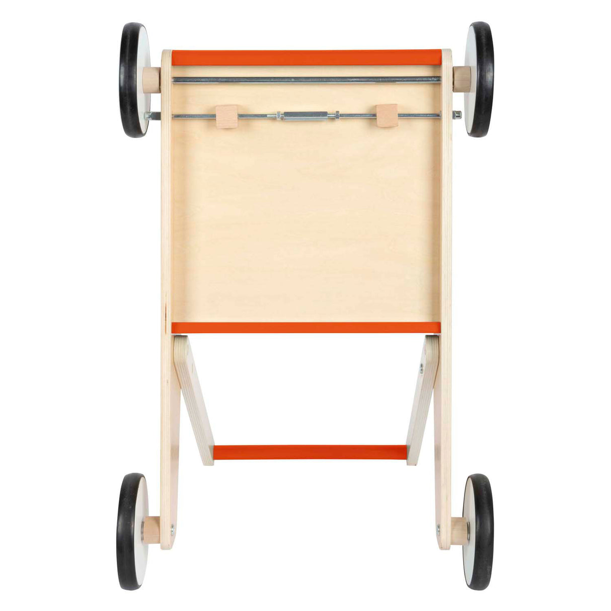 Small foot - houten loopwagen koper rood